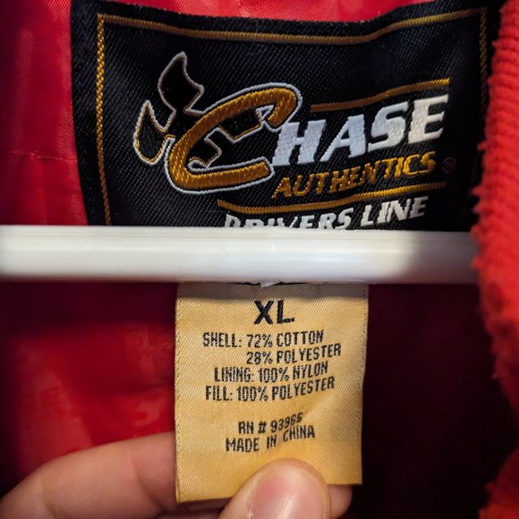 Vintage CHASE Authentics Dale Earnhardt Jr. Budweiser Racing Jacket Size XL - Picture 3 of 5